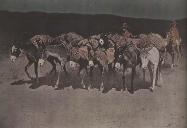 Frederic Remington An Early Start for Market (mk43)